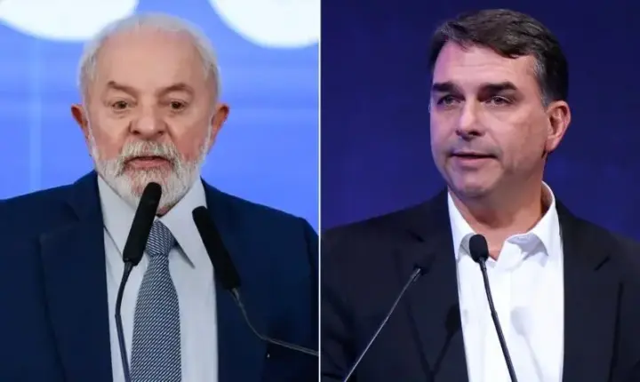 Pesquisa Atlas/Bloomberg aponta Flávio com 49,8% e Lula com 47,6%